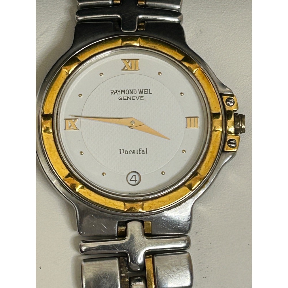 Raymond Weil Geneve Parsifal 9190 Quartz 18k Gold/Steel Mens Watch